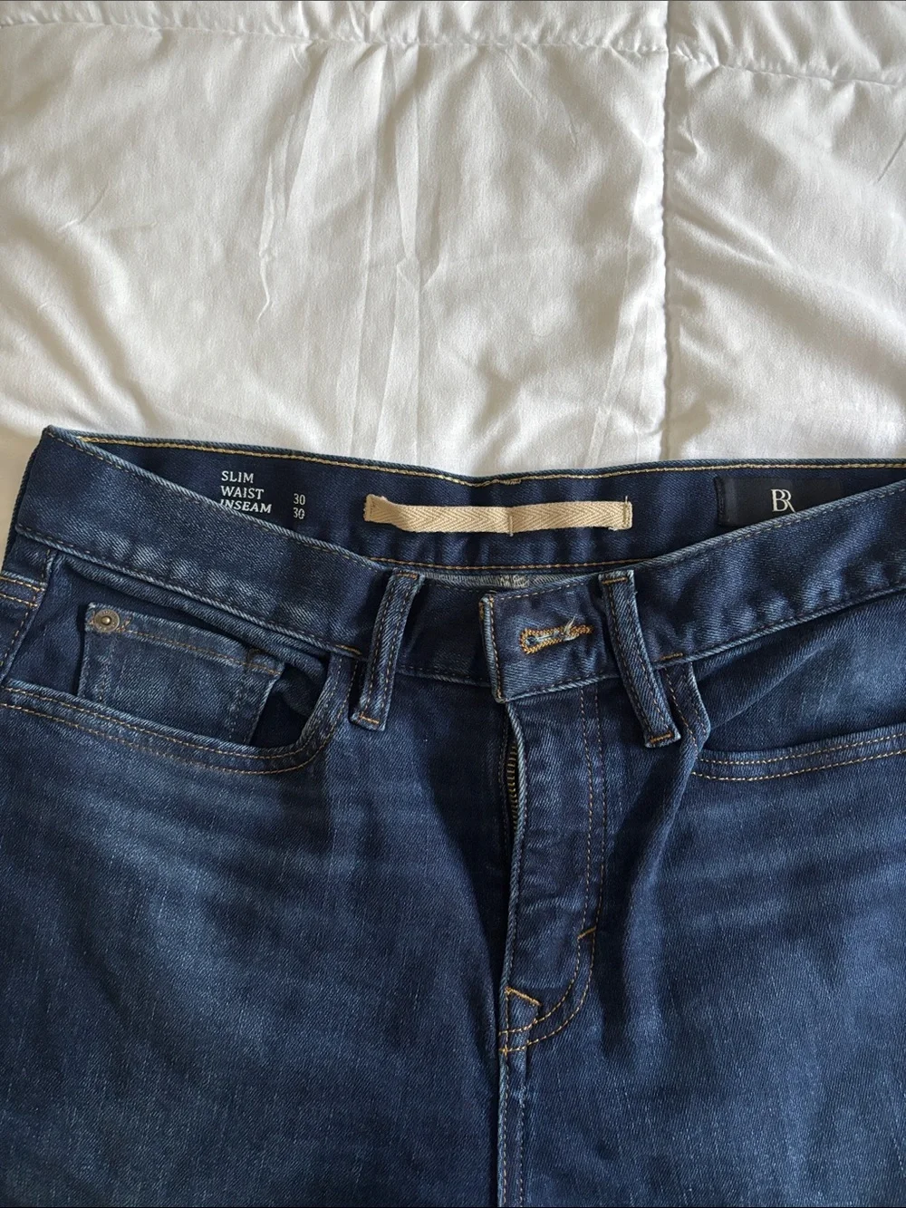 Banana Republic Slim Men's Dark Blue Jeans